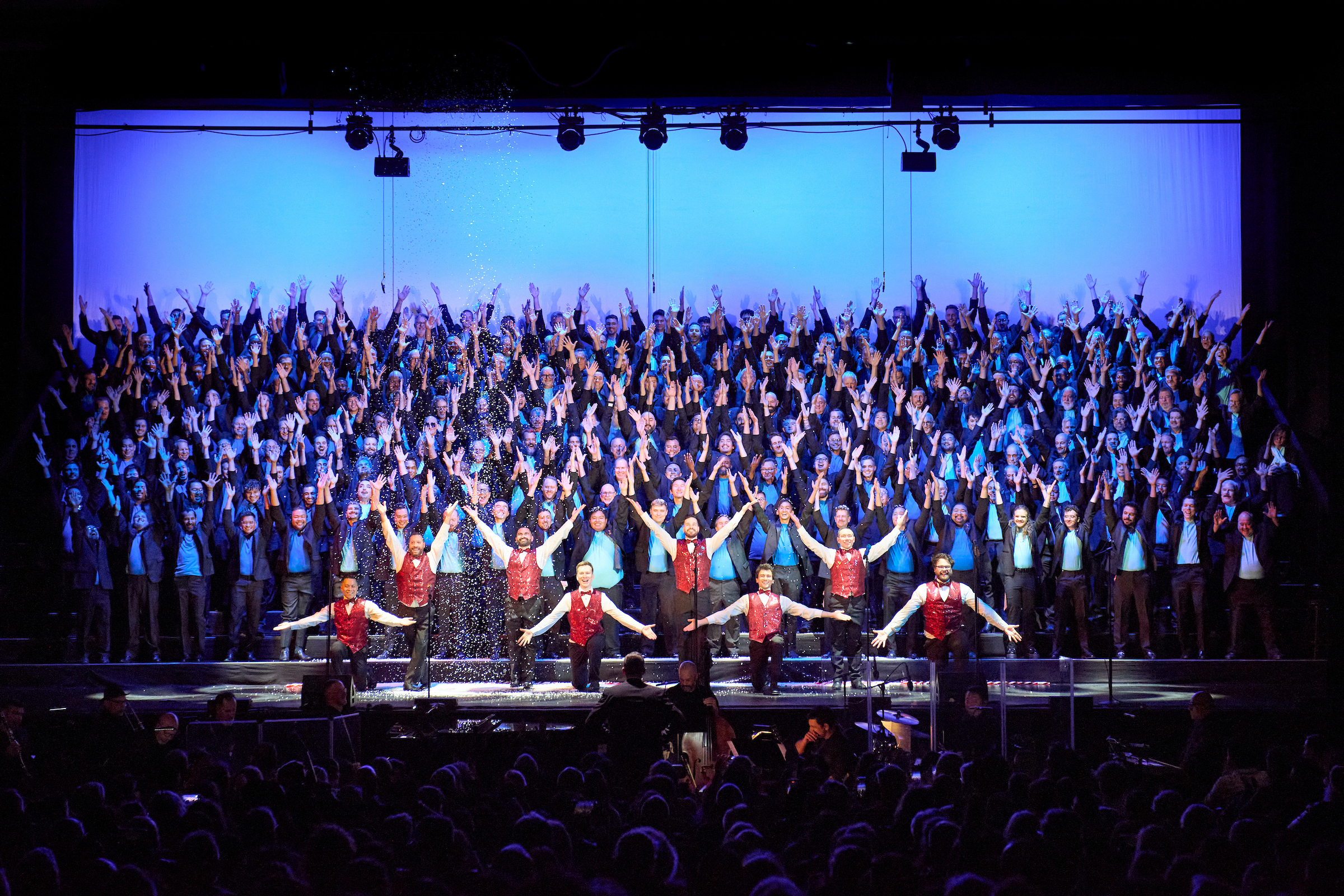 The Chorus performing together in Holiday Spectacular